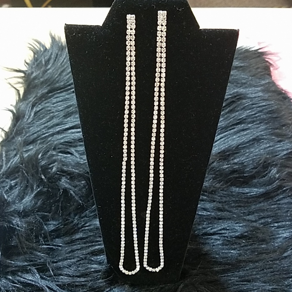 Rhinestone Chandelier Earrings